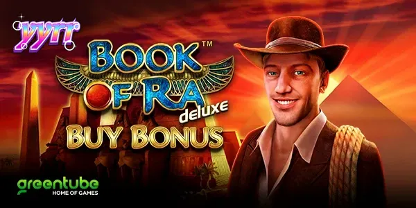Tampilan visual slot Book of Ra deluxe dengan elemen Mesir kuno